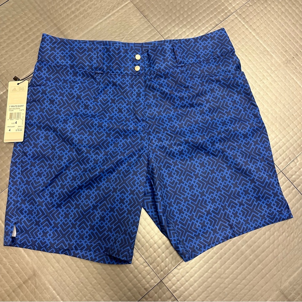 adidas Blue and Black Athletic Shorts for Active Performance